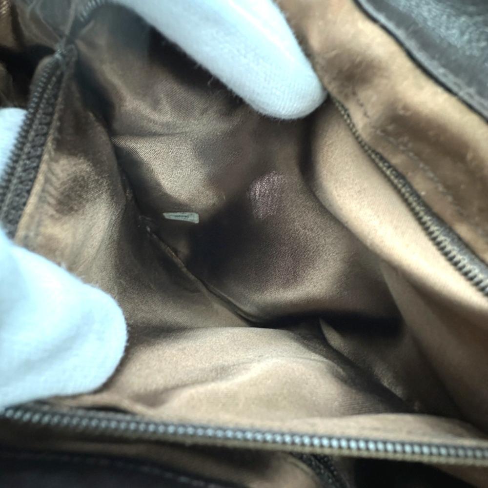 Brown Leather Chanel Shoulder Bag