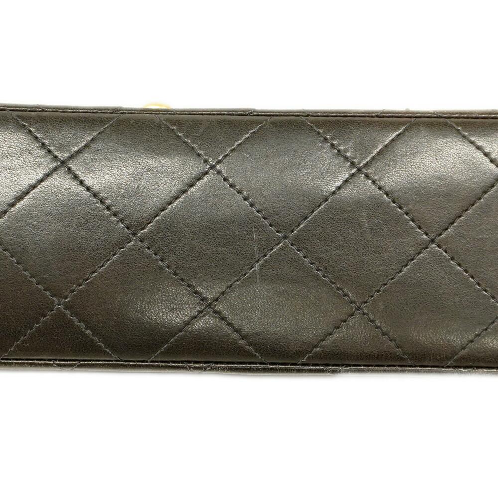 Brown Leather Chanel Flap Bag