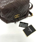 Brown Leather Chanel Shoulder Bag
