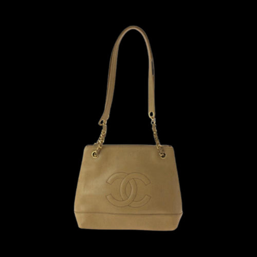 Brown Leather Chanel Shoulder Bag
