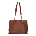 Brown Leather Chanel Shoulder Bag
