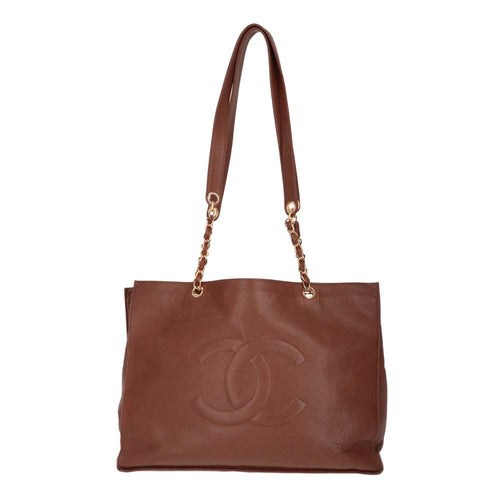 Brown Leather Chanel Shoulder Bag