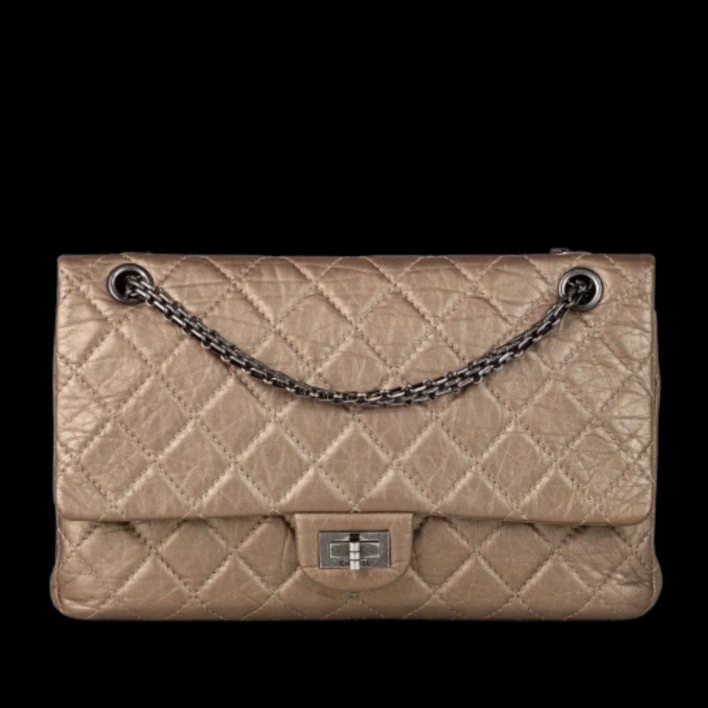 Brown Leather Chanel Flap Bag