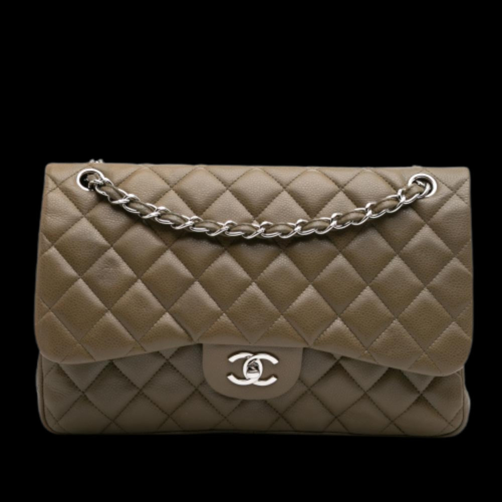 Brown Leather Chanel Flap Bag