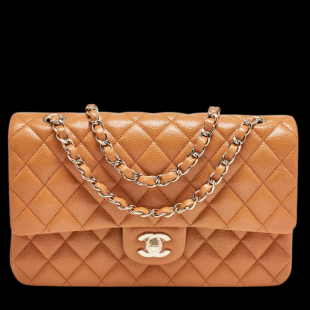 Brown Leather Chanel Flap Bag