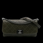 Brown Leather Chanel Flap Bag