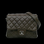 Brown Leather Chanel Flap Bag