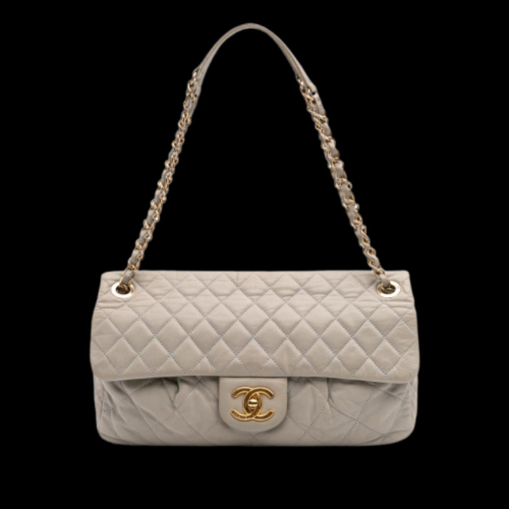 Brown Leather Chanel Flap Bag