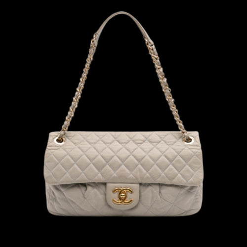 Brown Leather Chanel Flap Bag