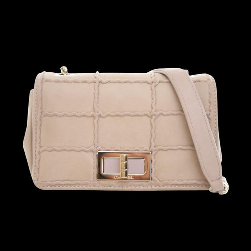 Brown Leather Chanel Flap Bag