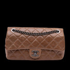 Brown Leather Chanel Flap Bag