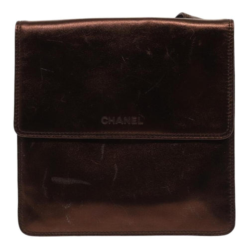 Brown Leather Chanel Shoulder Bag