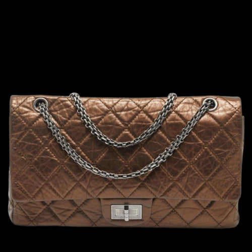 Brown Leather Chanel Flap Bag