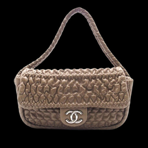 Brown Leather Chanel Flap Bag