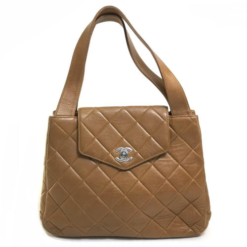 Brown Leather Chanel Shoulder Bag