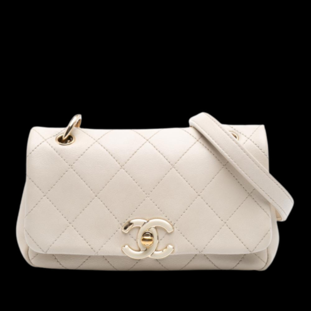 Brown Leather Chanel Flap Bag