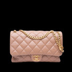 Brown Leather Chanel Flap Bag