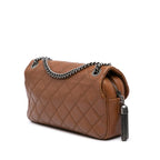 Brown Leather Chanel Flap Bag