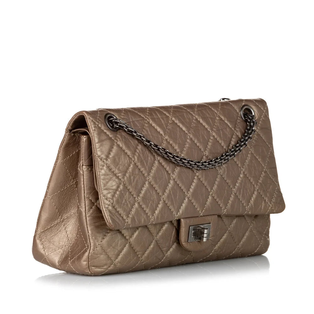 Brown Leather Chanel Flap Bag