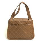 Brown Leather Chanel Shoulder Bag