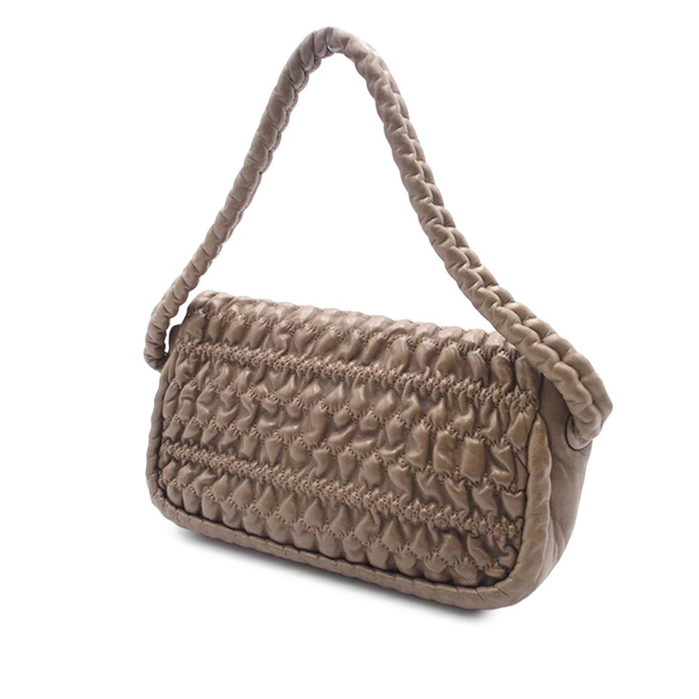 Brown Leather Chanel Flap Bag