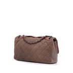 Brown Leather Chanel Flap Bag