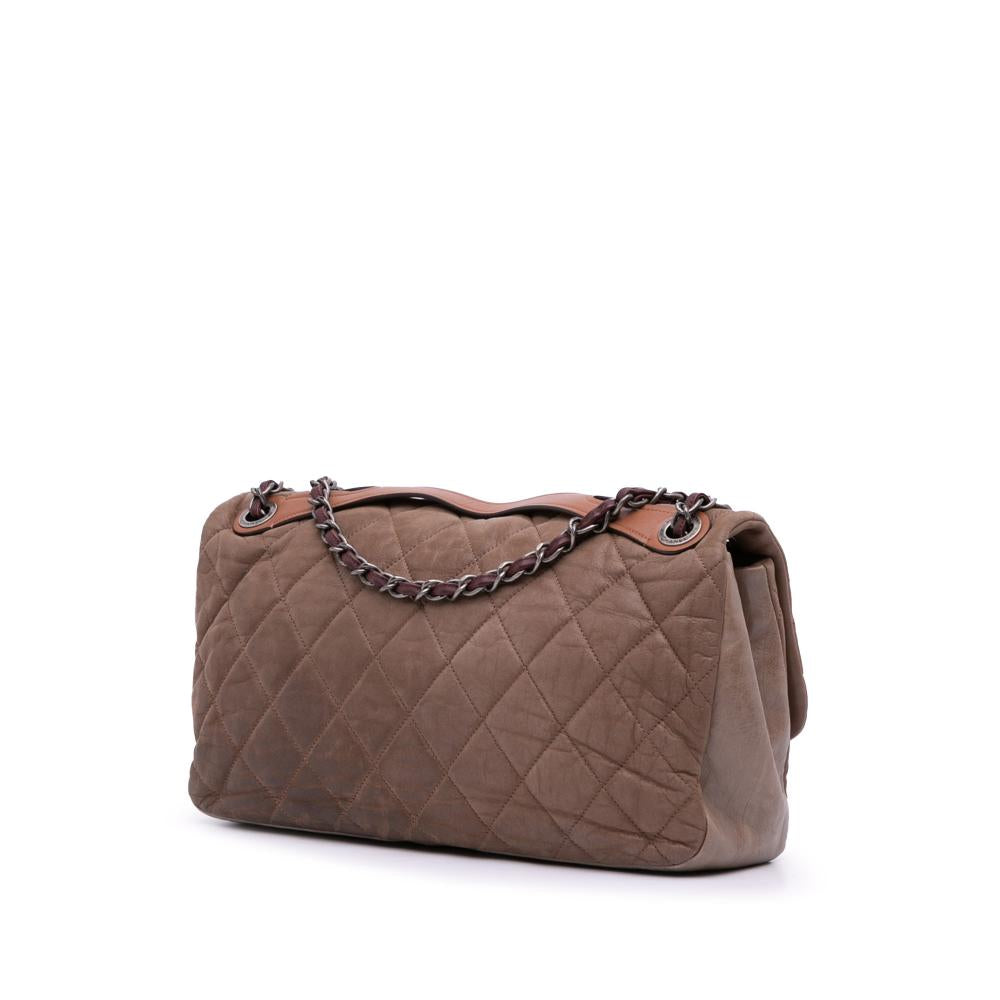 Brown Leather Chanel Flap Bag