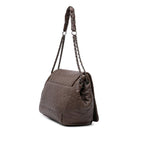 Brown Leather Chanel Flap Bag