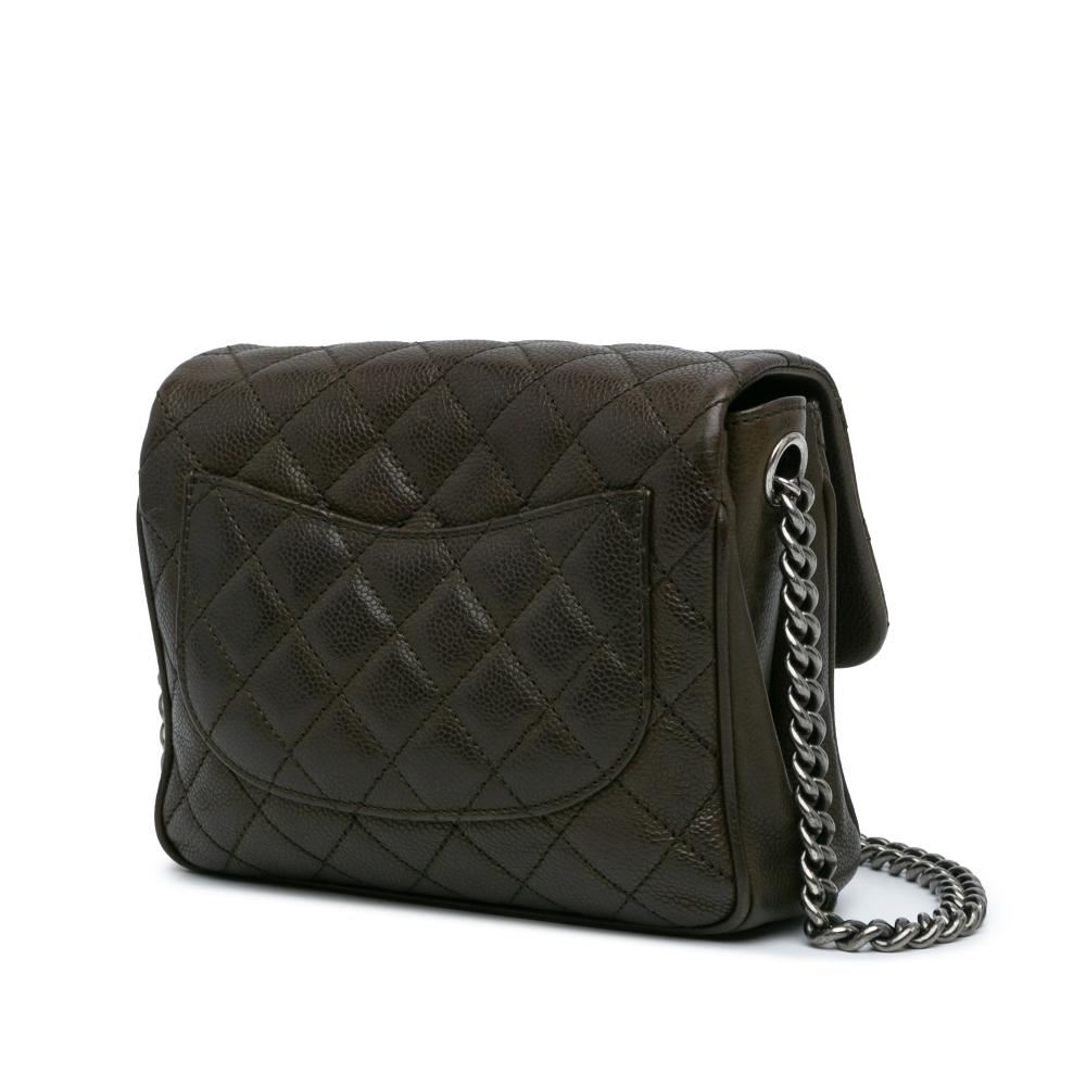 Brown Leather Chanel Flap Bag