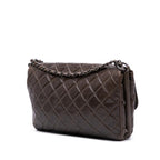 Brown Leather Chanel Flap Bag