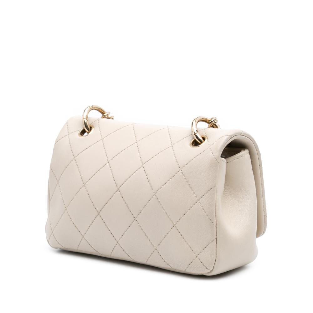 Brown Leather Chanel Flap Bag