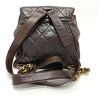 Brown Leather Chanel Shoulder Bag