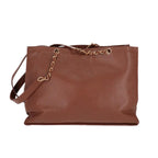 Brown Leather Chanel Shoulder Bag