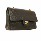 Brown Leather Chanel Flap Bag
