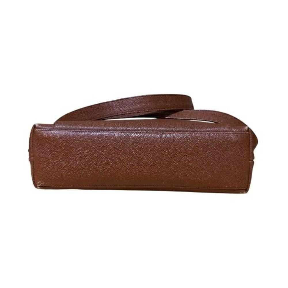 Brown Leather Chanel Shoulder Bag