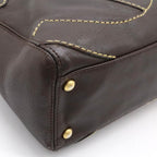 Brown Leather Chanel Shoulder Bag