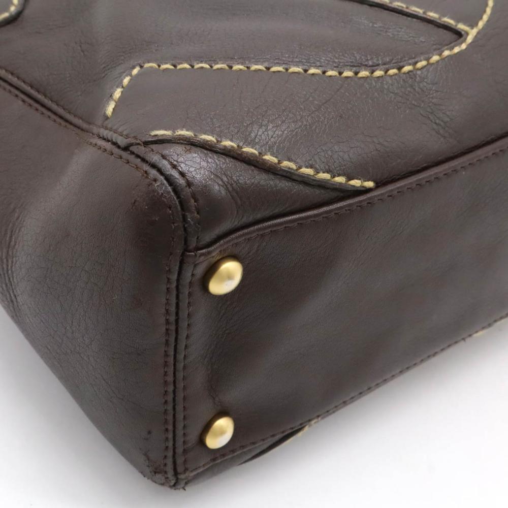 Brown Leather Chanel Shoulder Bag