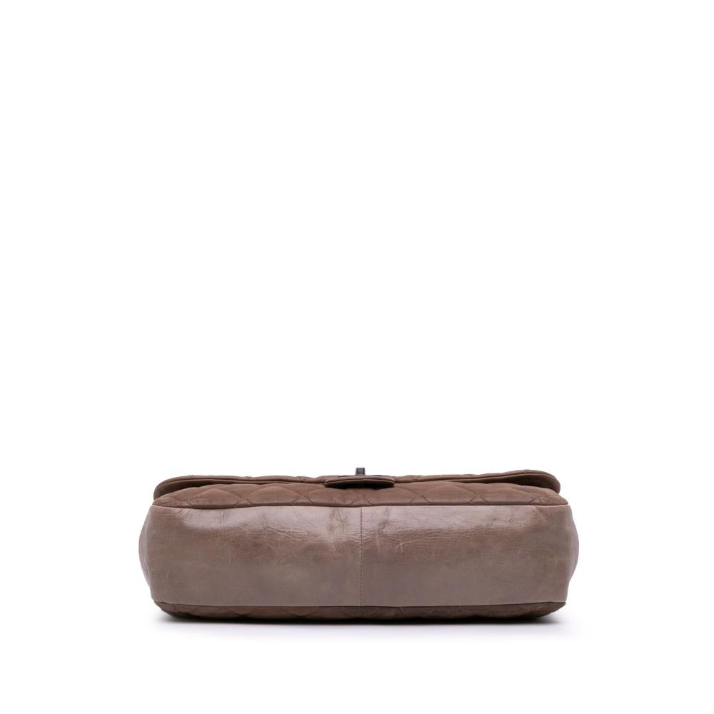 Brown Leather Chanel Flap Bag