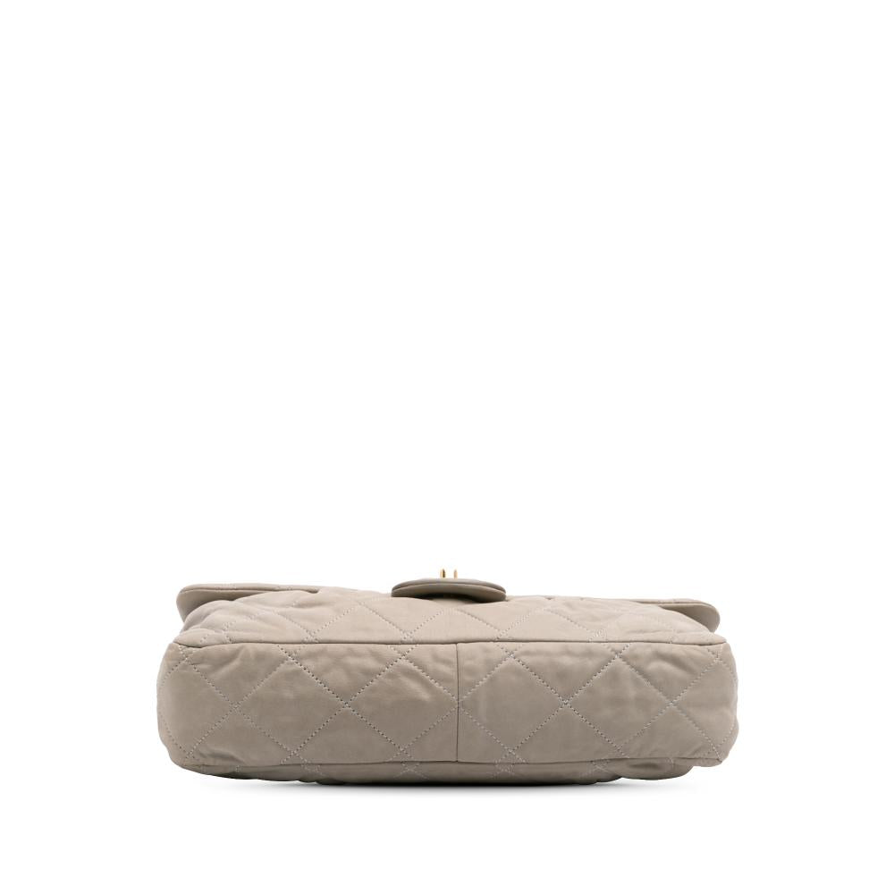 Brown Leather Chanel Flap Bag