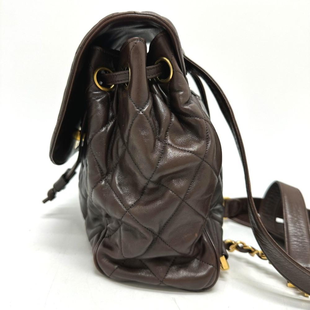 Brown Leather Chanel Shoulder Bag
