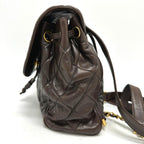 Brown Leather Chanel Shoulder Bag