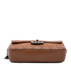 Brown Leather Chanel Flap Bag