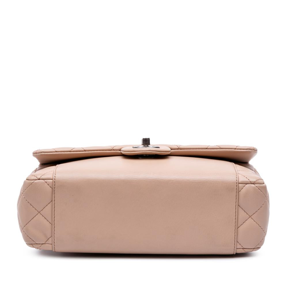 Brown Leather Chanel Flap Bag