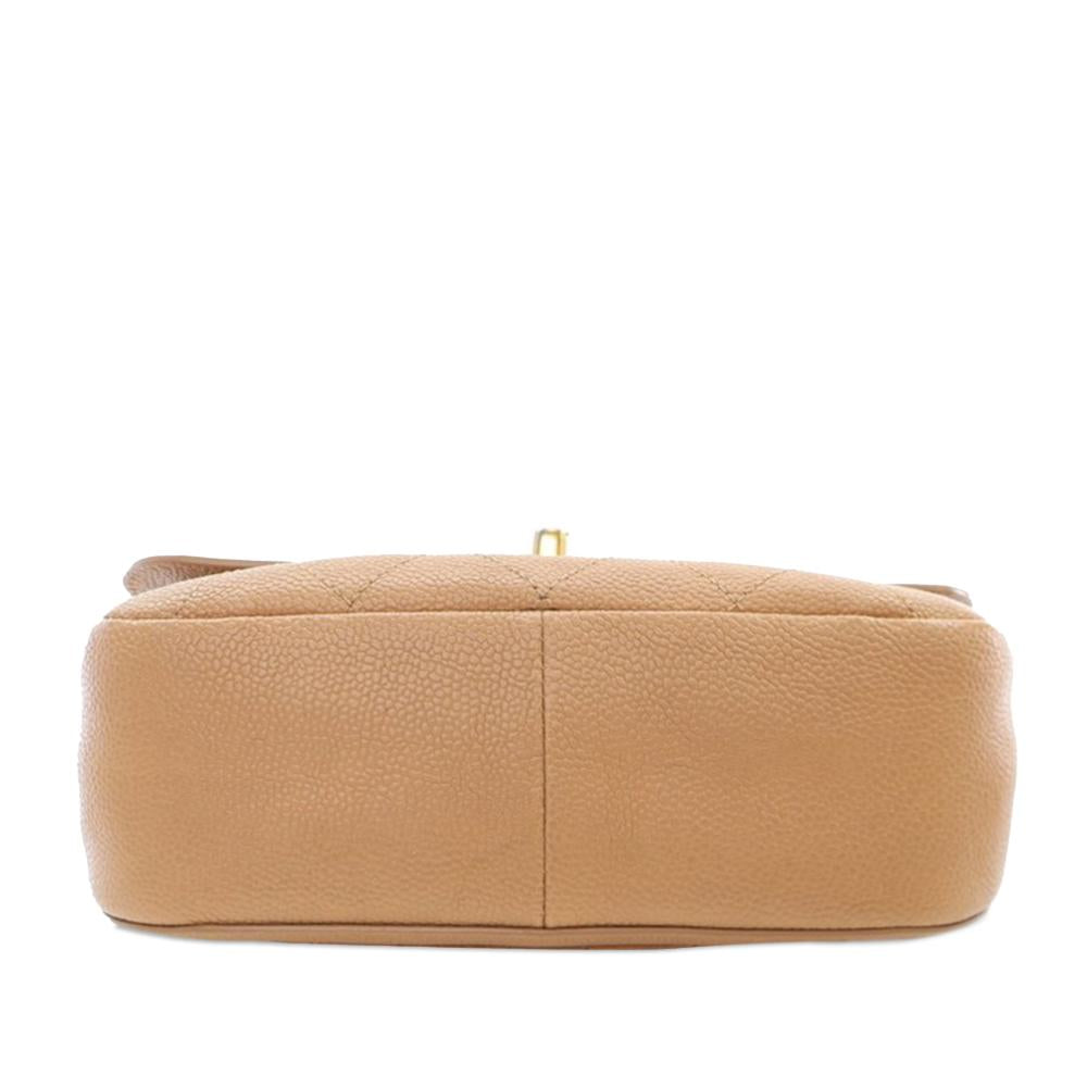 Brown Leather Chanel Flap Bag