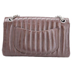 Brown Leather Chanel Flap Bag