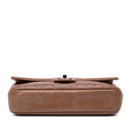 Brown Leather Chanel Flap Bag