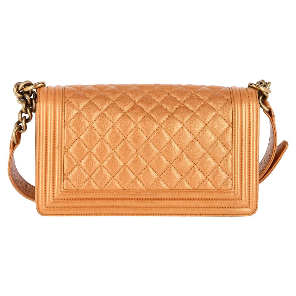 Brown Leather Chanel Flap Bag