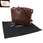 Brown Leather Chanel Shoulder Bag