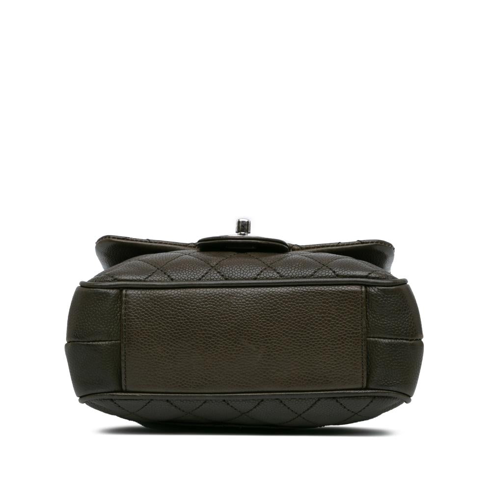 Brown Leather Chanel Flap Bag