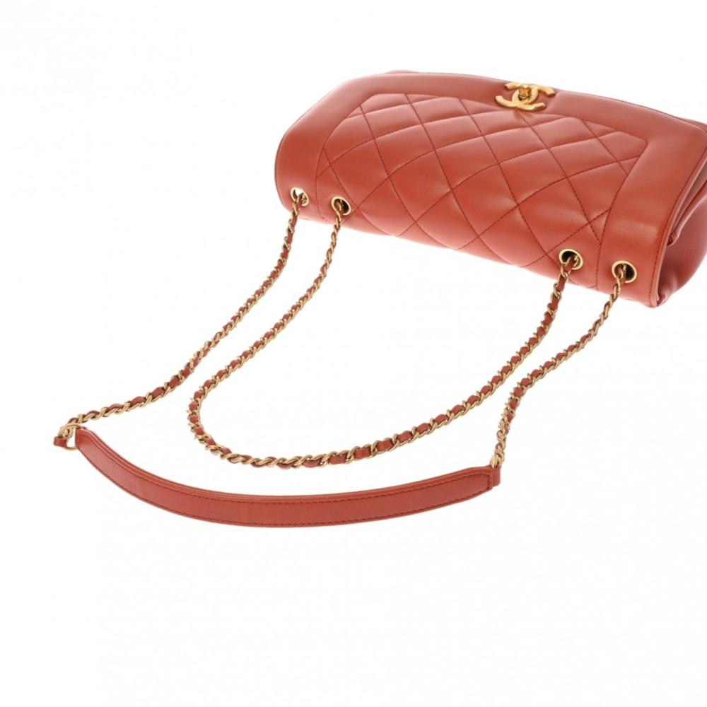 Brown Leather Chanel Shoulder Bag